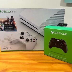 **SOLD** Microsoft Xbox One S 500GB Console White w/2 Controllers